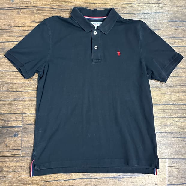 U.S. 폴로 어쌔신 블랙 카라티 100