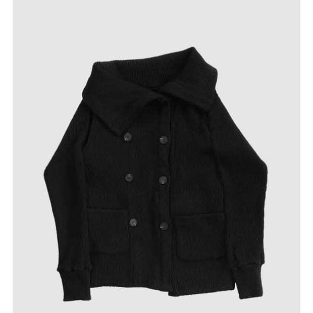 인앤양인하모니 더블버튼가디건 블랙