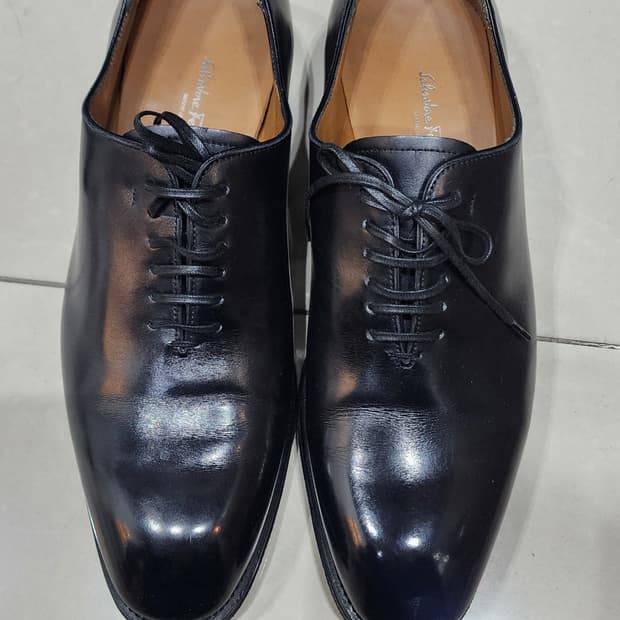 페레가모 남성 로퍼 블랙 7사이즈