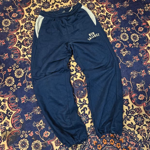 뉴발란스 사이드 레터링 스트링 트레이닝 팬츠 M