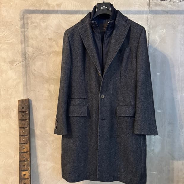 휴고보스 셀렉션 체스터필드 코트 100