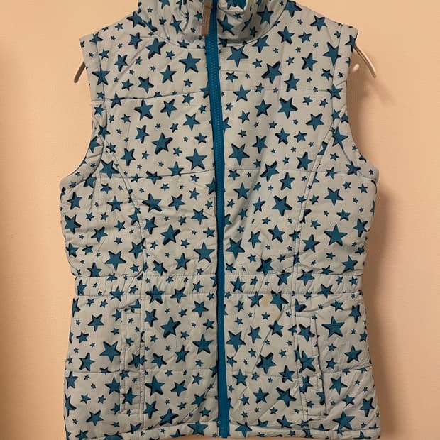 빈티지 스타 양면 패딩 베스트