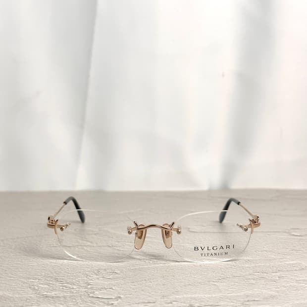 불가리 무테 안경 BVLGARI 남녀공용