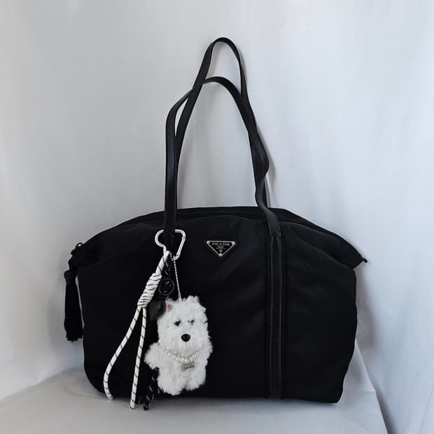 [정품 PRADA] 프라다 호보백 나일론 쇼퍼백 숄더백