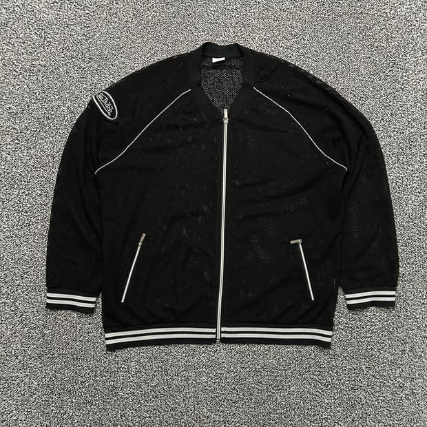 본더치 매쉬 블랙 집업 자켓