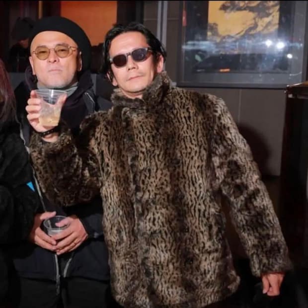 슈프림 쇼트 레오퍼드 퍼 자켓 쿠니치 노무라 퍼자켓