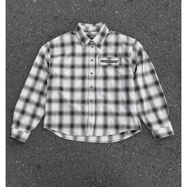 포그서비스 MILITARY JAPAN COTTON CHECK SHIRT