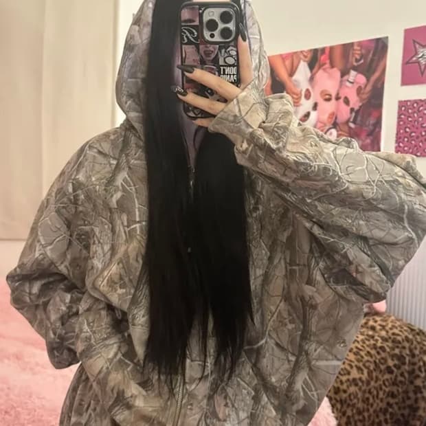 카모 트리 후드집업