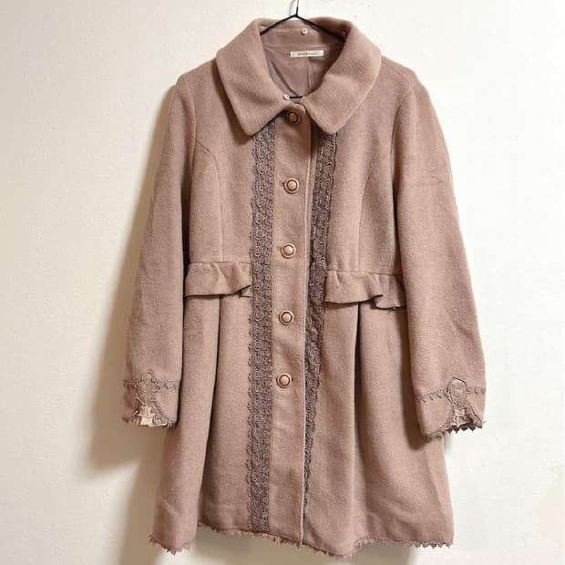 엑시즈팜 히메갸루 라떼갸루 코트 빈티지 모리걸 리즈리사 로걀 트랄라라