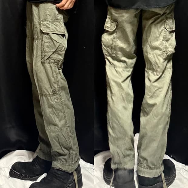 “Unknown” Y2K Khaki Cargo Pants