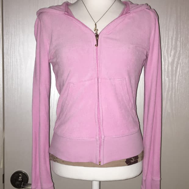 juicy couture pink terry set up-s