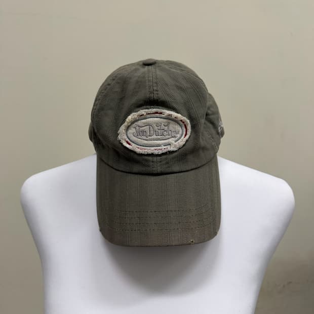 유일매물 본더치 카키색 y2k 볼캡