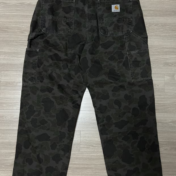 [L/라지] 칼하트WIP 덕 싱글니팬츠 카모