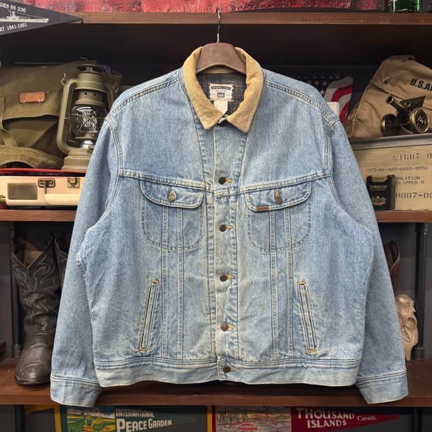 90s LEE 빈티지 리 101J 스톰 라이더 블랭킷 데님 자켓 N000