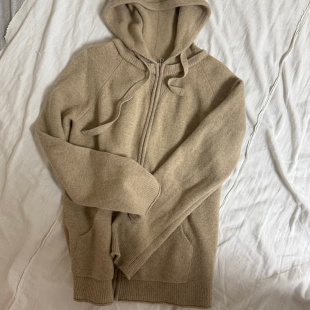 Nohant 울 캐시미어 후드집업