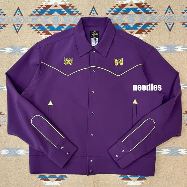 [M] 니들스 파이핑 카우보이 자켓 퍼플 25FW 