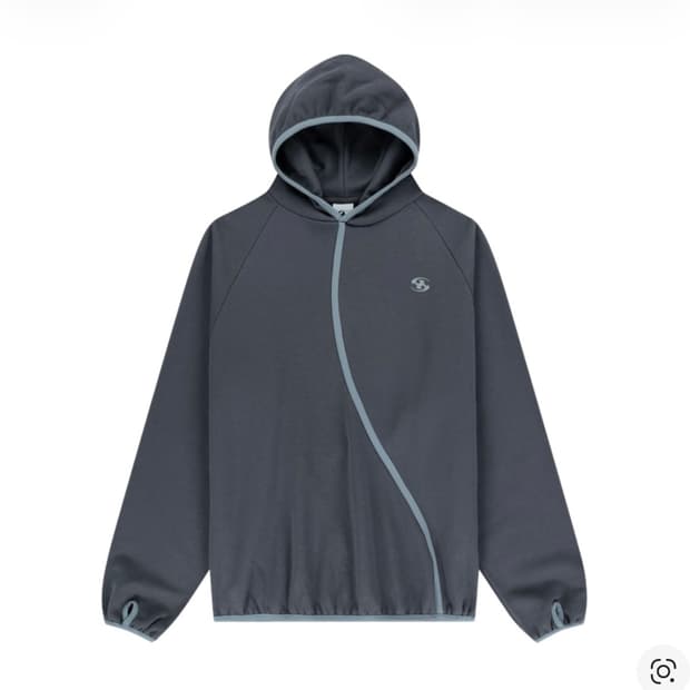 [4] 24FW 산산기어 테이프드 후드 애쉬 차콜