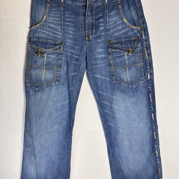 ERMANNO SCERVINO Washed Denim