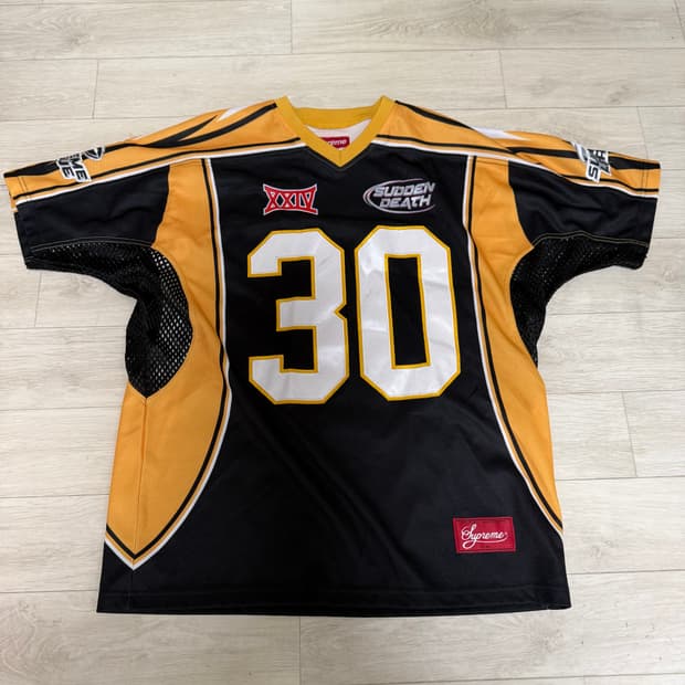 슈프림 서든 데스 풋볼 저지 블랙