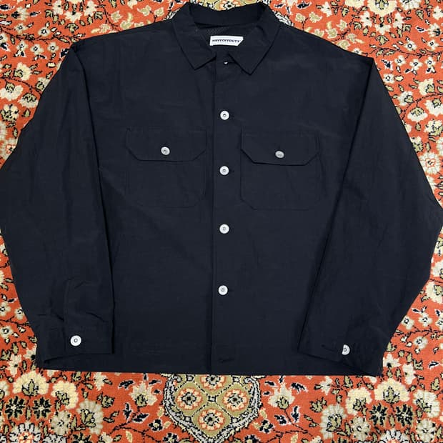 [L] 헤브오브듀티 나일론 자켓 블랙