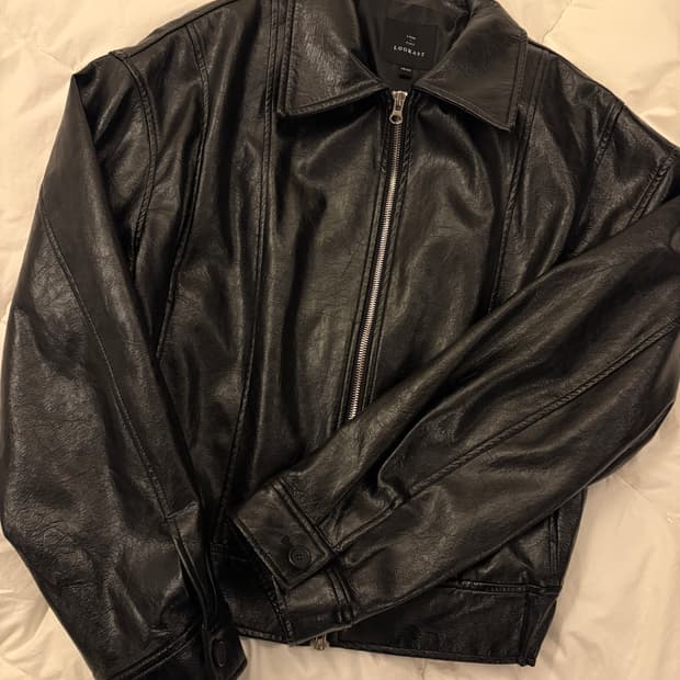 룩캐스트 레더 점퍼