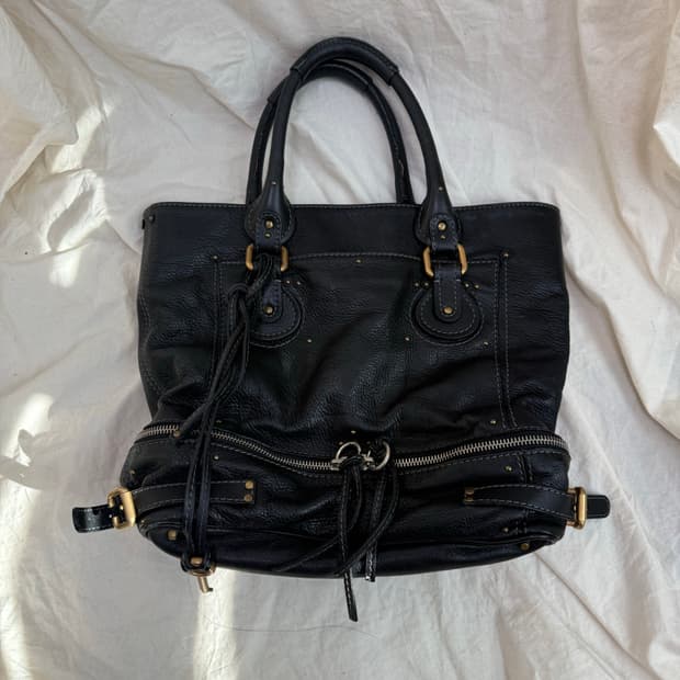 Chloe 패딩턴백 블랙 