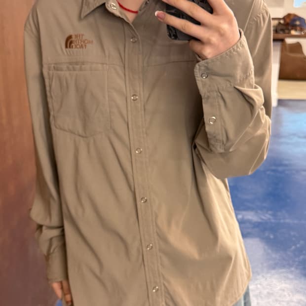 TnF 노스페이스 나일론 셔츠