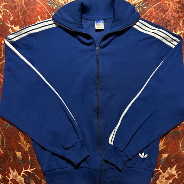 70’s Adidas Descente blue jersey 