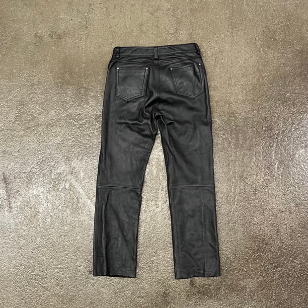 Maxler 가죽 라이더 팬츠 (31“)