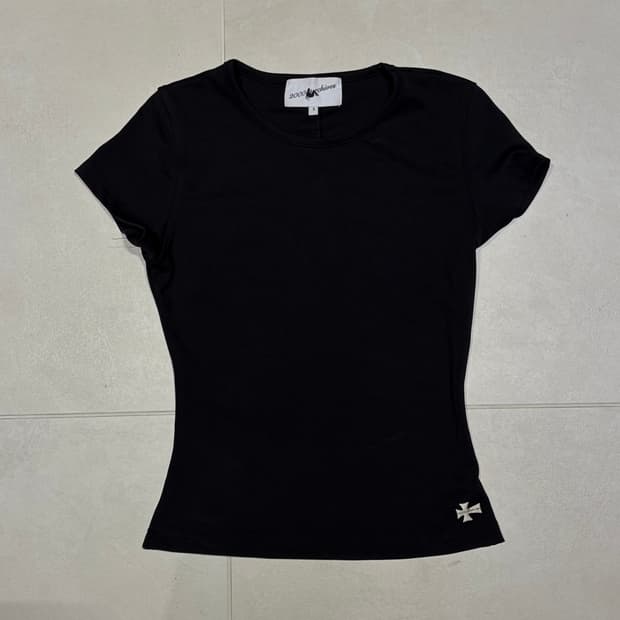 2000아카이브 슬림반팔티