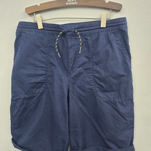 폴로랄프로렌 네이비 퍼티그포켓  롤업 반바지