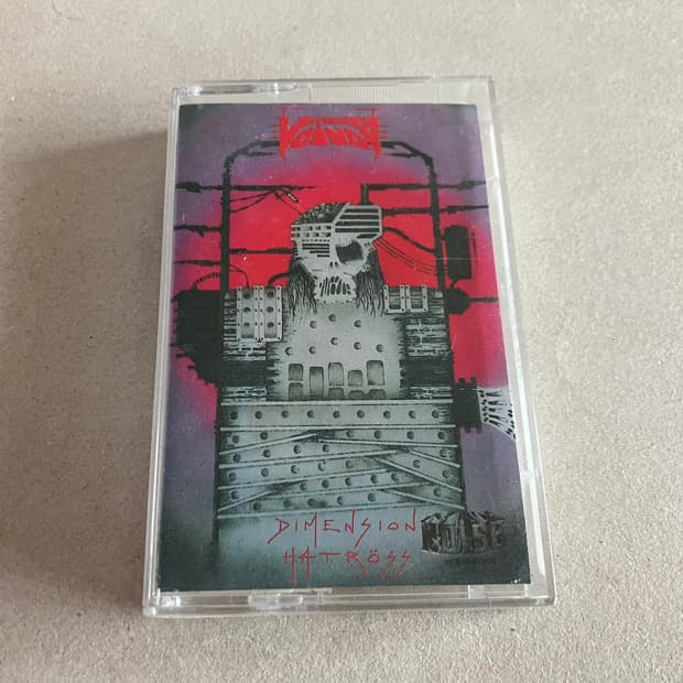 80년대 보이보드 Voivod 4집 스래쉬 메탈 카세트테이프