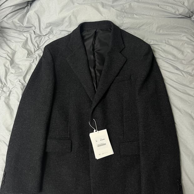 TNGT / 25FW redford 울 헤링본 자켓 다크그레이 / 105