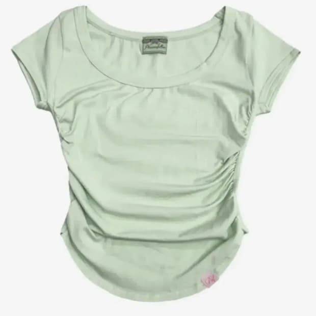 새상품 플노팔 모모탑 라임그린