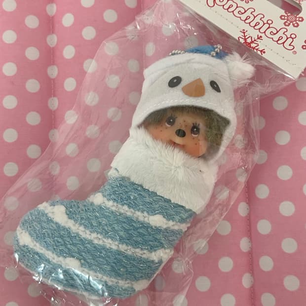 [정품/세트할인] 눈사람 몬치치 크리스마스 오너먼트 키링 / 양말인형