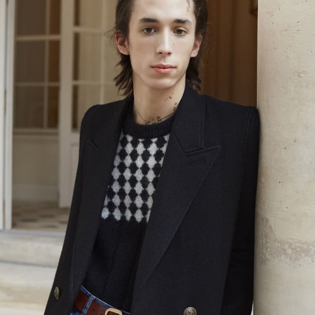 [BTS 지민님 착용] 생로랑 21ss 더블 브레스티드 체스터 코트