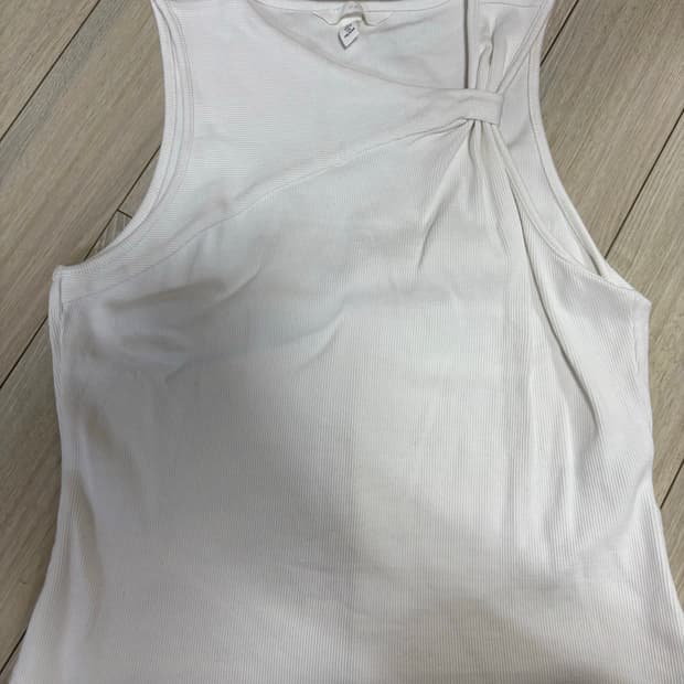 H&M 여성 화이트 나시 L