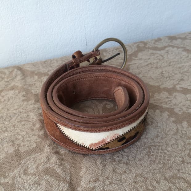 animal pattern belt