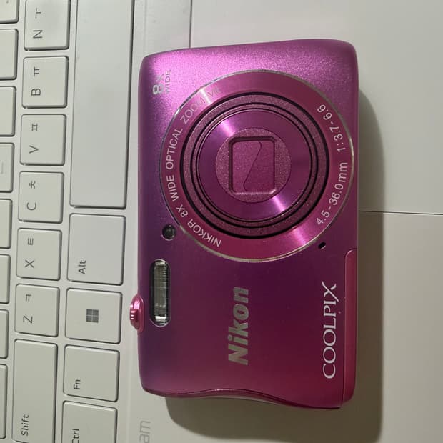 Sss급) 니콘 쿨픽스 s3700 핑크