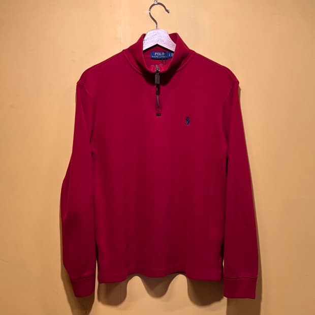 [S] 폴로 랄프로렌 반집업 니트 아노락 스웨트셔츠