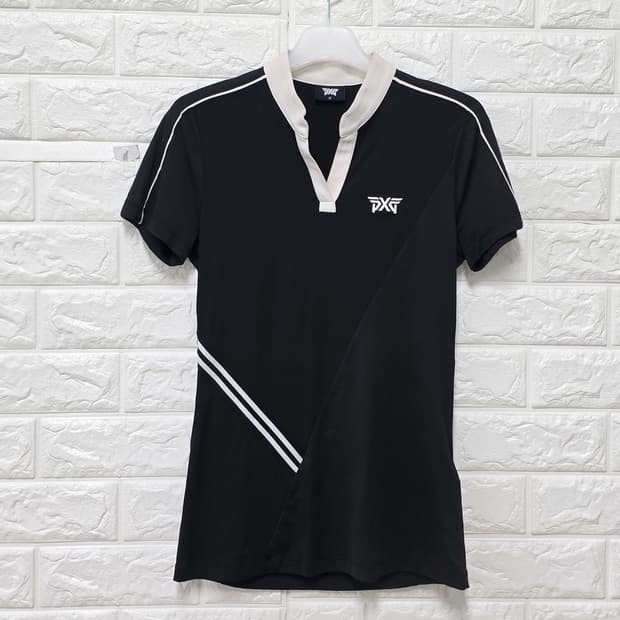 PXG 여성 골프 반팔티 블랙 XS