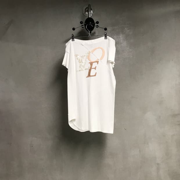 루이비통 반팔 티셔츠 화이트 L(W)