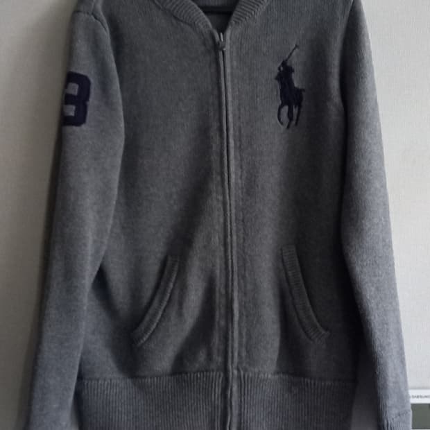 폴로 POLO 빅포니 여자 니트집업 90~95