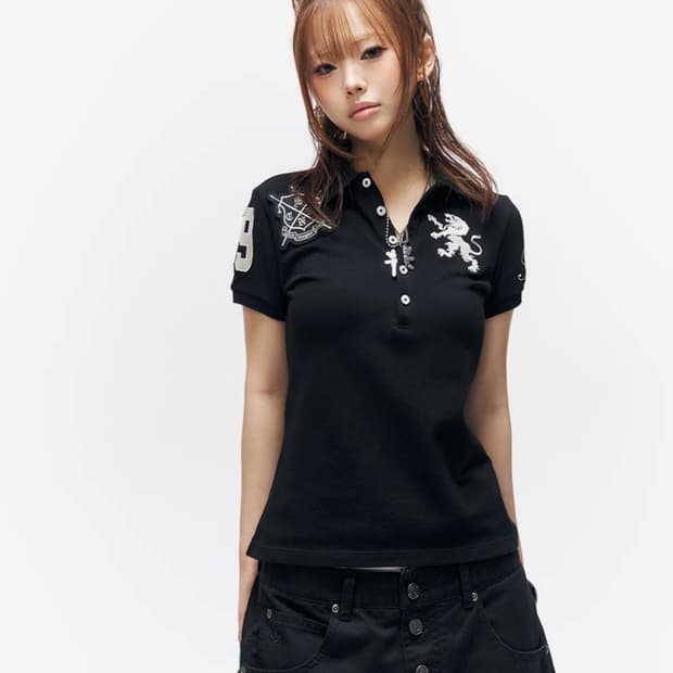 스키즘 인듀싱 TEAM SCHISM POLO SHIRT BLACK