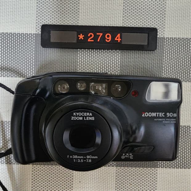 교세라 줌텍 90 S 데이터백 필름카메라