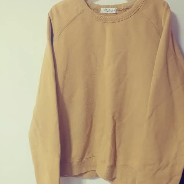 스크래치 디자인 톤다운 파스텔 맨투맨 티셔츠 F 55 66 77