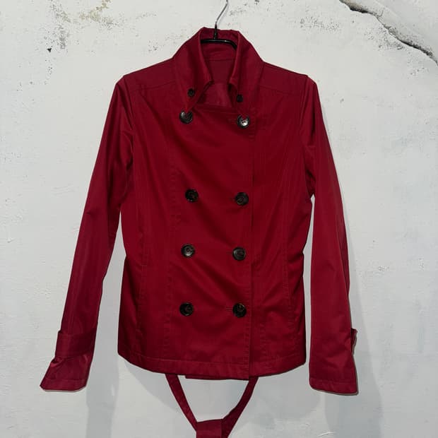 유니클로 하프 트렌치코트