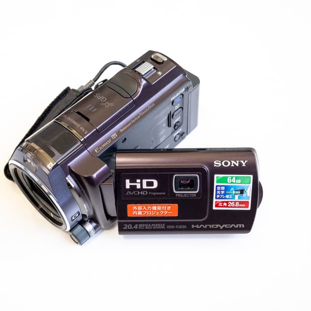 Sony HDR - PJ630V / 빈티지 디지털 캠코더