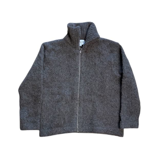 솔리드 옴므 모헤어 니트집업