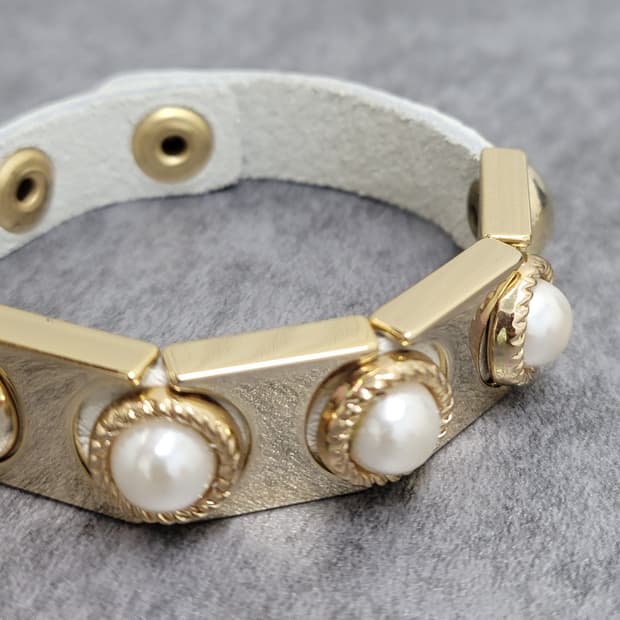 vintage leather bracelet